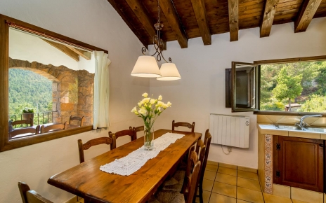 Kitchen with dining table for 8